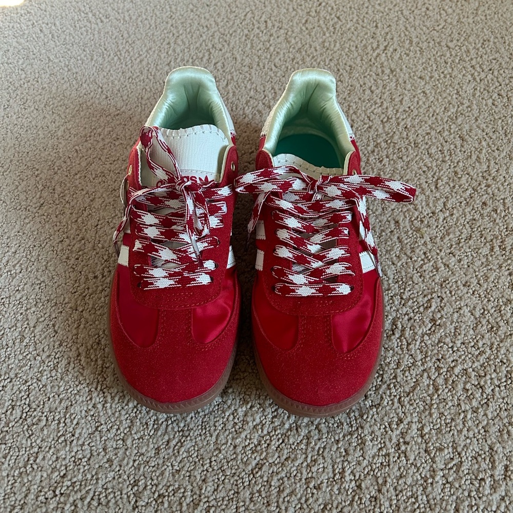 Adidas Samba x Wales Bonner Red Women/Men Sneaker EU 41/Mens 8